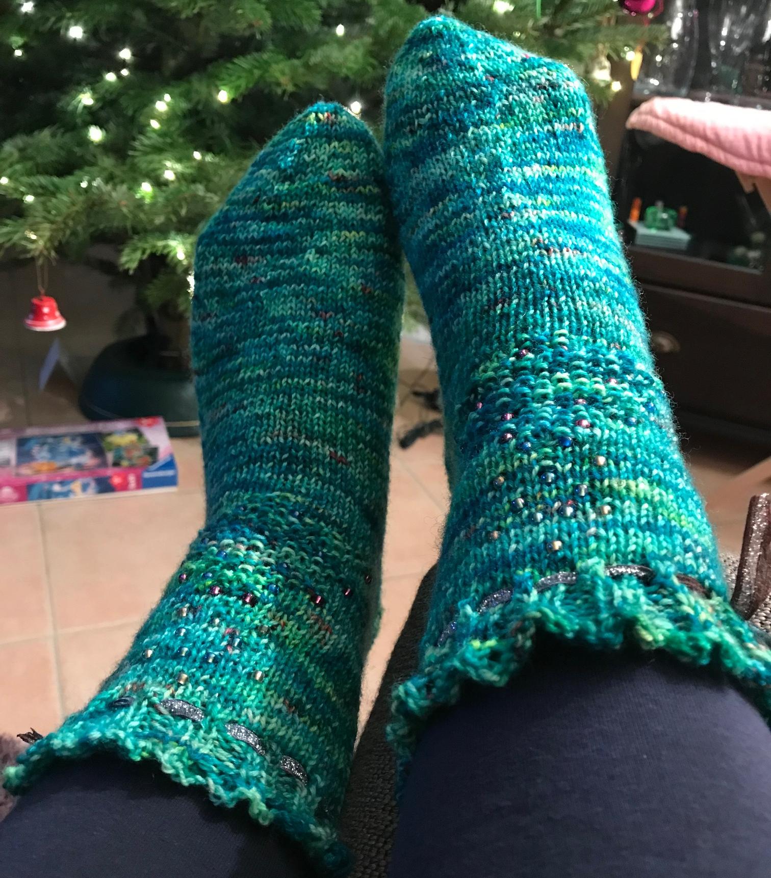 Bescheidene Weihnachtssocken