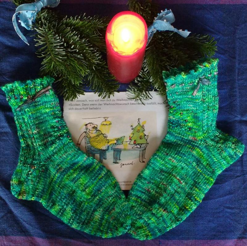 Bescheidene Weihnachtssocken