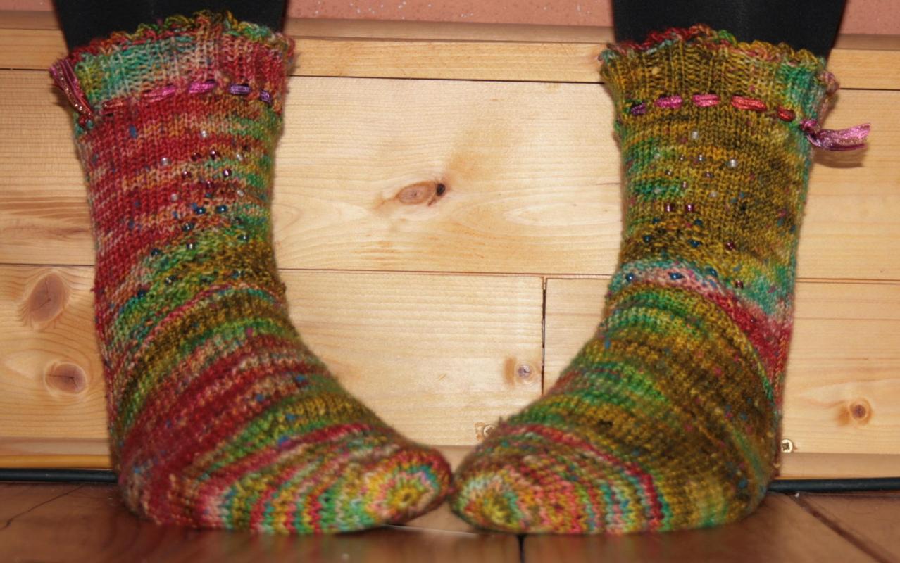 Bescheidene Weihnachtssocken